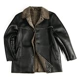 Men's Sheepskin Shearling Car Coat - Regular & Tall
