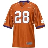 Nike Clemson Tigers #28 Orange Replica Football Jersey