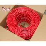 Cat 6 1000ft Enhanced 550MHz Patch Cables, 23 AWG, Solid, Red color