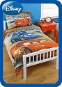DISNEY CARS JUNIOR COT BED PANEL DUVET COVER SET 120 X 150 CM NEW