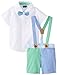 Mud Pie Baby Boys Newborn Three-Piece Suspender Set