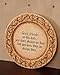 Your Hearts Delight Good Friends are Like Stars Wooden Plate, 11-1/2-Inch