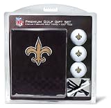 NFL New Orleans Saints Embroidered Golf Towel (3 Golf Balls/12 Tee Gift Set)