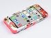 iPhone 5C Case, ULAK 3in1 Anti Slip IPhone 5C Case Hybrid with Soft Flexible Inner Silicone Skin Protective Case Cover for Apple iPhone 5C Flower + Coral Pink