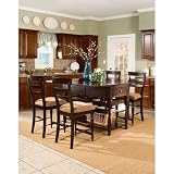 Gresham Park Drop Leaf Island Table In Raisin