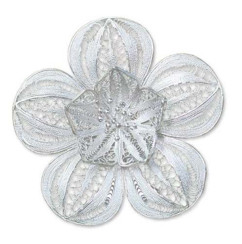 Brooch, 'Peacock's Plumes' 2 W 1 L