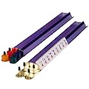 Purple Acrylic Mahjong Mah Jongg Game Racks 18''