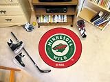 Fanmats Minnesota Wild Puck Floor Mat 29 Inch Waist