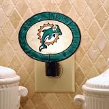 Miami Dolphins Art-Glass Nightlight