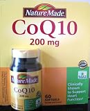 Nature Made CoQ10 Coenzyme Q10 200 mg - 60 Softgels