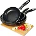 ExcelSteel 10-Inch Heavy Gauge Professional Aluminum Non Stick Frypan