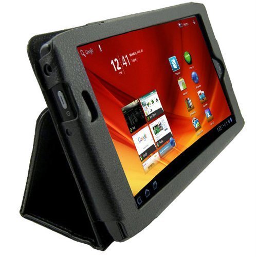 Acer Iconia A1-810 7.9-Inch Tablet Custom Fit Portfolio Leather Case Cover with Built In Stand- Black