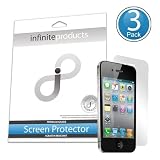 Infinite Products VectorGuard Screen Protectors for iPhone 4 / 4S (3 Pack) CLEAR ~ Infinite Products