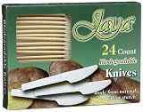 Jaya Biodegradable Knives, 24-Count Packages (Pack of 24)