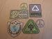 Premium Iron-On Appliques Green Recycle Peace Earth