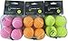 Hyper-Pets Mini Tennis Balls for Dogs, Pink, Orange and Green, 4 of Each Color