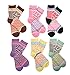 Womens Wool Warm Socks Thick Heavy Thermal Fuzzy Boot Winter Crew Cold Weather Casual Crew Socks 5 Pairs