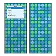 Blue Dots Design Decal Skin Sticker for Apple iPod nano 2G (2nd Generation) 2GB/ 4GB/ 8GB Player
