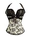 Camellias Women's Sexy women Wedding Lingerie Bustier Boned Lace-Up Corset