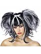 Gothic Fairy Wig Two Tone Black White Fairy Theatre Costumes Accessorry