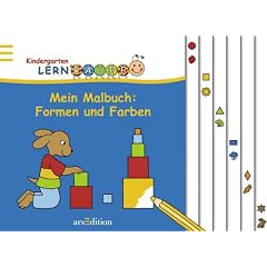 Lernraupe Kindergarten:Malb.ab 3 Farben: Malbuch ab 3 Jahre