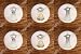 SET (6) Clothing Vintage ~ Womens Lingerie ~ Drawer Pulls Knobs