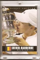 2005 Ace Authentic Henin-Hardenne Belgium #04 Tennis Card - Mint Condition - In Protective Display Case