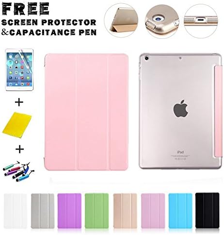 Super Slim&amp;Simple Triple-folding Smart Case for iPad mini1/iPad mini2/iPad mini3 (Pink)