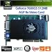 Nvidia Geforce 7600gs 7600 Gs 512mb Ddr2 AGP 8x/4x Video Card ( DVI / VGA / S-video )