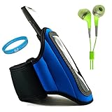 Blue Durable Moisture Resistant Neoprene Protective Exercise Workout Armban ....