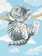 Dimensions Needlecrafts Paintworks Paint By Number, Hang On Kitty