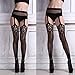ABC(TM) Womens Lingerie net Lace Top Garter Belt Thigh Stocking Pantyhose (01)