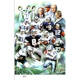 Dallas Cowboys (Group Collage) Sports Poster Print - 11x17