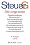 Steuergesetze: Abgabenordnung, Bewertungsgesetz, Einkommensteuer einschlie�lich Nebenbestimmungen sowie Einkommensteuer-Tabellen, Erbschaftsteuer, ... Umwandlungssteuer u.a., Rechtsstand: 1.4.2013