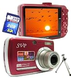 SVP Xthinn-737, 7.0MP, CCD Panasonic Sensor with 3x Optical zoom, 3 TFT LCD (Free-2GB SDHC Card, a Sturdy Tripod)