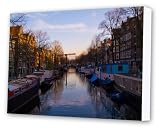Amsterdam canal no. 7 canvas print artwork