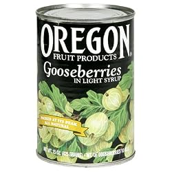 Oregon Fruit Gooseberries in Light Syrup, 15-Ounce Cans (Pack of 8)