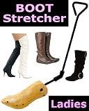 Boot Stretcher (Womens) - Extra Long Reach Handle - Top Quality Pine Wood