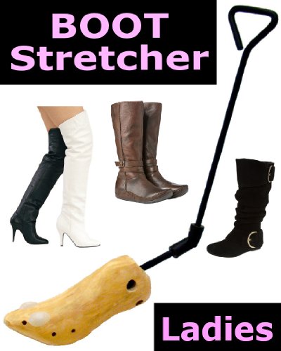 Boot Stretcher (Womens) - Extra Long Reach Handle - Top Quality Pine Wood