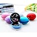 BestTopc Carrying Pocket Storage Canvas Earphone Case for Earphone MP3 Light Blue