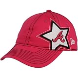 New Era Atlanta Braves Preschool Girls Pink Sidestar Adjustable Hat