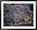 Aerial View of City, Bath, Bath & North-East Somerset, England Framed Art Poster Prin...