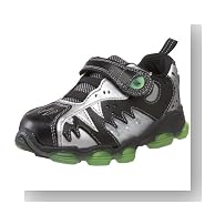 Stride Rite Toddler/Little Kid Lighted Eorapter Slip-On,Black/Silver/Green,1 M US Little Kid