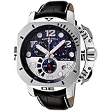 Swiss Legend Men's 10538-03 Scubador Collection Chronograph Black Leather Watch