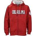 Oklahoma Sooners Crimson Classic Twill Full Zip Hoody Sweatshirt