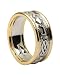 Ladies Calddagh Celtic Knot Wedding Ring