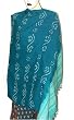 Folk Shawls Tie Dye Wool Girlfriend Gift India Dresses 80 x 35 inches (tdswl285)