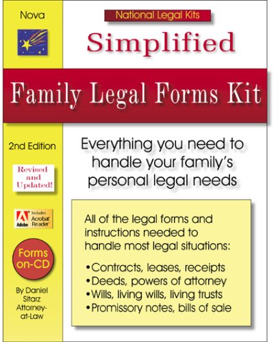 Simplified Family Legal Forms Kit