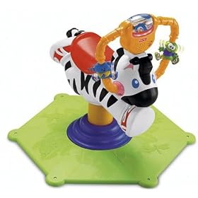 Fisher-Price Go Baby Go! Bounce & Spin Zebra