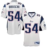 Reebok New England Patriots Youth #54 Tedy Bruschi White Premier Tackle Twill Jersey